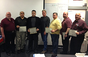 Six North Jersey chapter members of RSES are honored