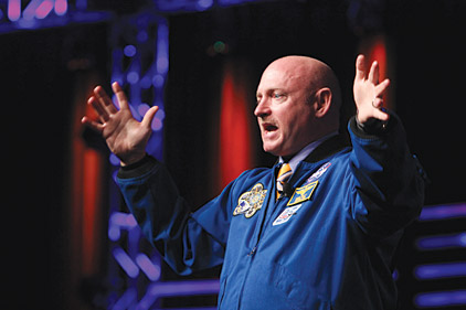 Captain Mark Kelly discussed how perseverance has helped him overcome various personal and professional obstacles during the Mechanical Contractors Association of Americaâs (MCAA) annual convention.