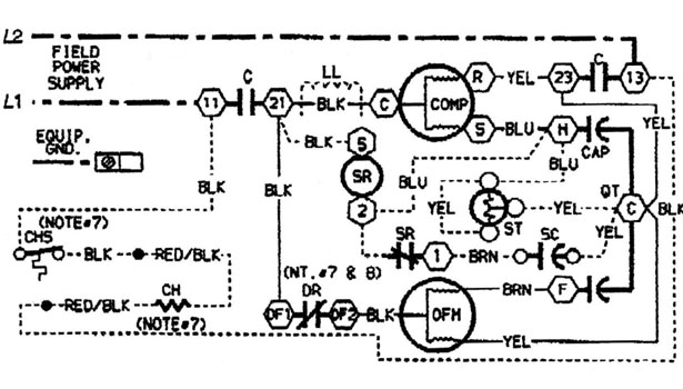 partial HVAC system diagram