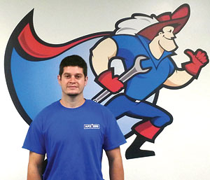 ARS/Rescue Rooter heating and air technician, Shane St. Pierre