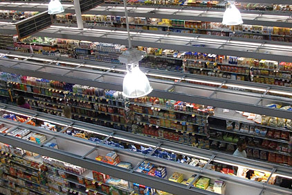 supermarket floor space