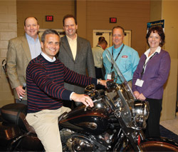 M. Todd Cramer, president, Johnstone Supply â?? Knoxville, was the winner of a Harley-Davidson 110th Anniversary Road King Motorcycle
