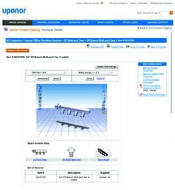Professionals can now access more than 350 Uponor parts in 32 available file formats on Uponor's website via Thomas Enterprise Solutions.