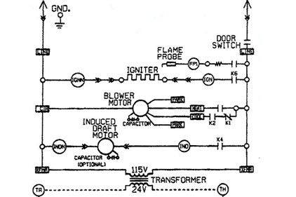 furnace schematic diagram