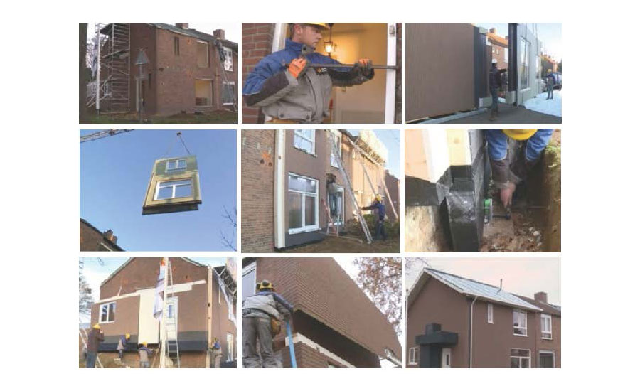 An example of a net zero energy retrofit carried out on one of the homes in the Netherlands.