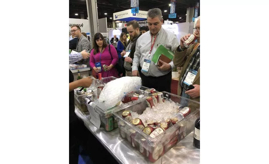 BNP Media, parent company of The NEWS hosted a happy hour on Monday to kick off the expo. - The ACHR News