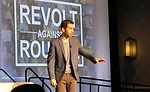 Marketing "chief troublemaker" Dustin Garis.