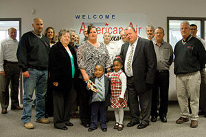 American Air employees and dealers and wish recipient