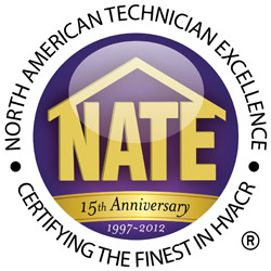 NATE 15th anniversary logo