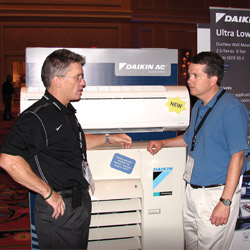 Doug Widenmann and Michael Moriarity at the Daikin national sales conference