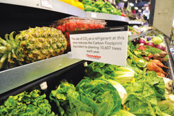 CO2 is being used in more and more supermarkets and is being promoted for its favorable environmental impact. (Photos courtesy of Hillphoenix)