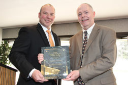 In recognition of Country Financialâs commitment to energy and operational efficiency, Trane presented them with the Energy Efficiency Leader award. 
