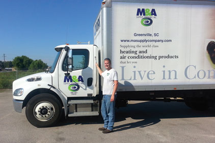 M&A Supply Co. truck