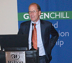 Tom Land, head of the EPA's GreenChill program, speaks at the FMI Energy and Store Development Conference