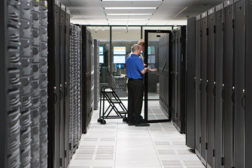 Norton Healthcare, Louisville, Ky., recently overhauled its data center to establish a power, cooling, and monitoring infrastructure capable  of supporting virtualized servers and electronic medical records. (Photo courtesy of Emerson Network Power.)