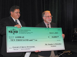 NEBBâ€™s donation will help ASHRAEâ€™s research to further high-performance HVACR technologies which result in improved standards and guidelines.