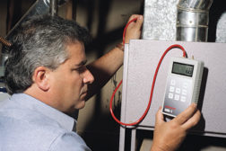 Proper airflow is essential to an energy-efficient home, which is why home-performance contractors must have the necessary tools to diagnose problems. (Photo courtesy of Comfort Institute)
