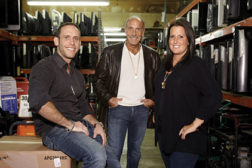 Les Gold runs the family business with his son, Seth, vice president, and his daughter, Ashley, store manager.