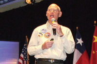Former astronaut Mike Mullane encouraged best practices in his keynote address at the opening of the IIAR Conference.