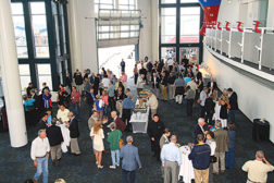 Guests gather at the â??Welcome Partyâ?? to ASHRAEâ??s 2014 Annual Conference in Seattle. Nearly 1,700 people attended the event. (Feature photos courtesy of ASHRAE)