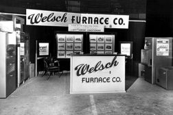 Butch Welsch, owner, Welsch Heating & Cooling, St. Louis has seen many changes during his 51 years in the HVAC industry, including those at home shows. Pictured is Welchâ??s booth display from a show in 1956.