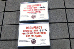 Signs of the times: Occupancy 'limits' show how big a space is needed for refrigeration-related expos.