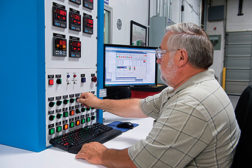 Walt Murray manages operations in the Bard Manufacturing lab.