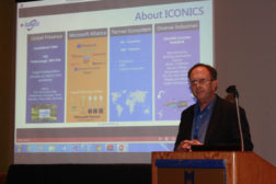 Russ Agrusa, president and CEO, Iconics, updated AHR Expo attendees on the companyâ??s latest building automation innovations and its selection as 2014 Microsoft Public Sector CityNext Partner of the Year Award winner.