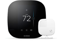 In addition to making news with a Carrier agreement, ecobee introduced the ecobee3 Wi-Fi thermostat and wireless connected sensors.