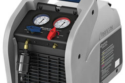 The Inficon Vortex Dual refrigerant recovery machine.