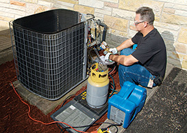 Refrigerant recovery is the essential first step in the reclamation process.