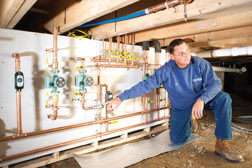 Jim Godbout Plumbing, Heating, and Air Conditioning, Biddeford, Maine, is a diverse business that tends to cater to high-end residential contracting. 