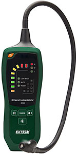 heated diode refrigerant leak detector