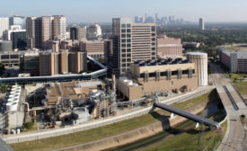 Forty-five buildings on the Texas Medical Center campus are served with chilled water and steam by Thermal Energy Corp.'s (TECO's) district energy system paired with combined heat and power.