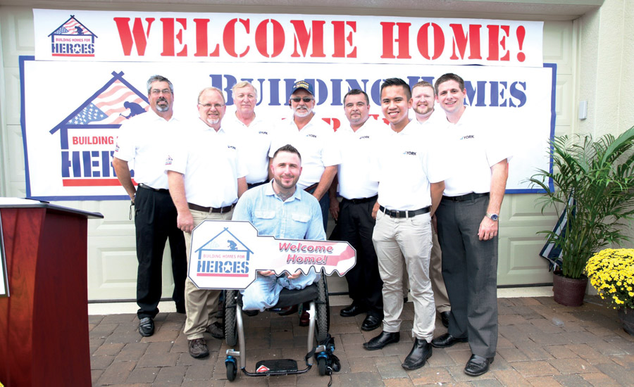 Johnson Controls Donates 18 HVAC Systems in Support of Wounded Veterans
