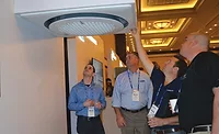 Phillip Roam examines one of SamsungÃ¢â¬â¢s new products for 2016, the 360 Cassette air conditioning unit.