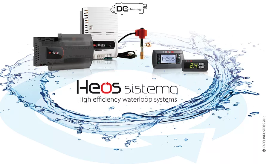 HEOS Sistema is a low-charge, water-cooled refrigerated case solution that is designed to reduce refrigerant charge, refrigeration leaks, energy use, and installation and maintenance costs while increasing food quality.