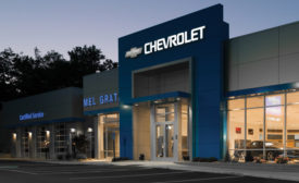Instead of fighting inclement weather, customers of Mel Grata Chevrolet/Toyota in Heritage, Pennsylvania, now drive through one of two new climate-controlled service/staging areas featuring doorway air curtains.