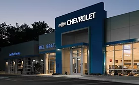 Instead of fighting inclement weather, customers of Mel Grata Chevrolet/Toyota in Heritage, Pennsylvania, now drive through one of two new climate-controlled service/staging areas featuring doorway air curtains.