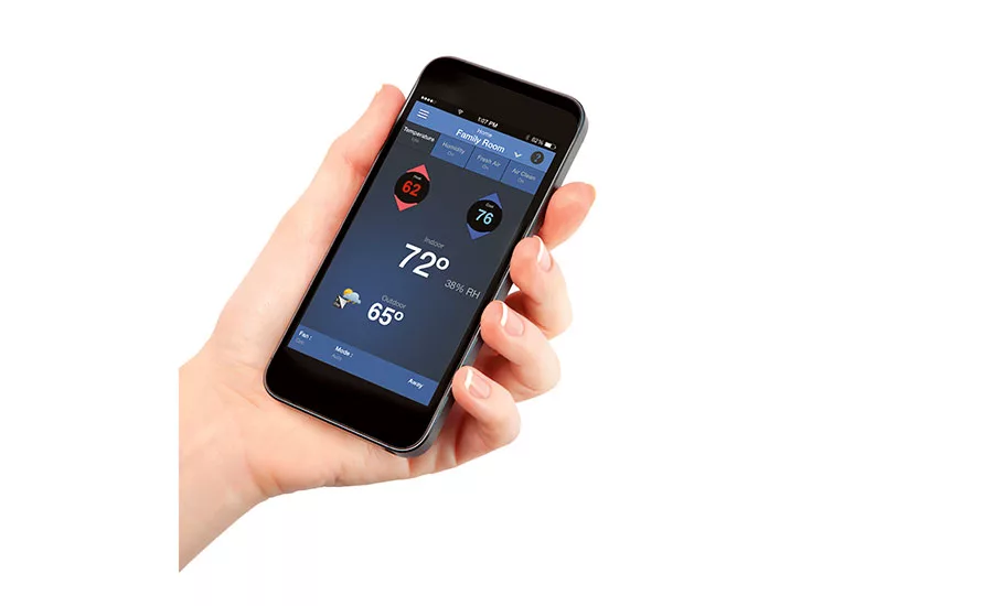 Aprilaire Wi-Fi thermostat