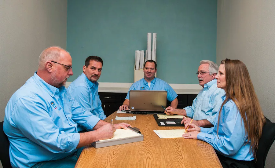 Travis Smith, owner of Sky Heating & Air Conditioning, treats his employees the same as he treats his customers.