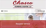 The three buttons, Request Service, Request an Estimate, and View Our Specials, make it easier for customers to gather information and schedule service.