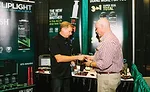 Paul Appler, director of research and development for Cliplight showcases product on the eventÃ¢â¬â¢s trade show floor.