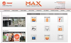 Trane refreshed its dealer marketing tools and support by launching a new online portal last June.