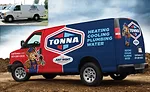 Tonna Mechanical has a total of 35 trucks, 25 of which are branded with new vehicle wraps.