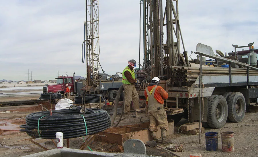 High costs associated with drilling have kept geothermal systems from becoming very popular in many parts of the West. PHOTO Courtesy OF Sound Geothermal Corp.