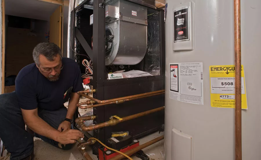 ClimateMasterÃ¢â¬â¢s intelligent residential geothermal heating and cooling system features advanced monitoring and diagnostics.