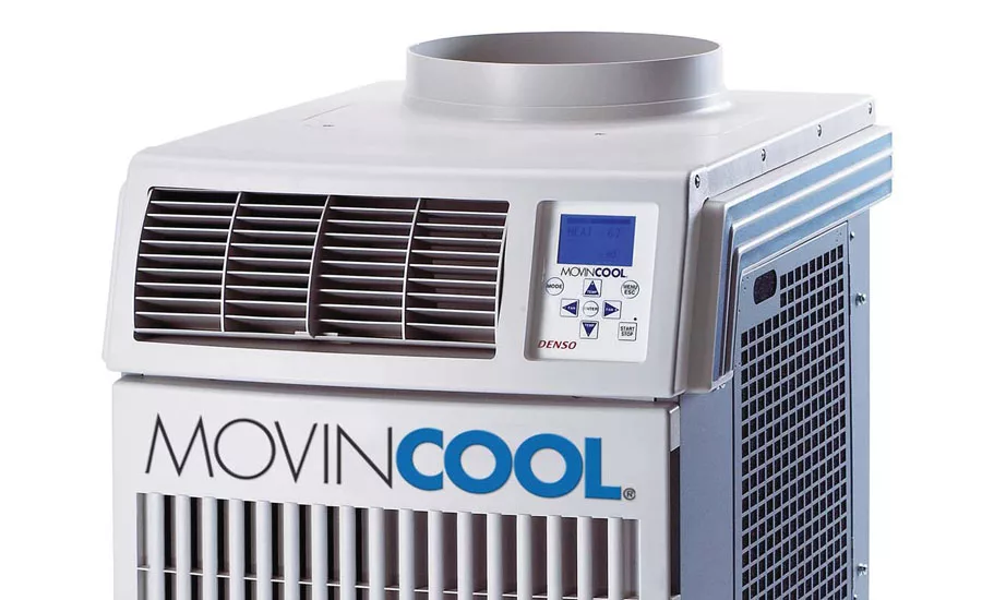 This unit from MovinCool, a brand of Denso Corp., provides cooling and heating relief in a variety of environments, including offices, schools, warehouses, and assembly lines. PHOTO COURTESY OF MOVINCOOL