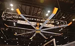 Big Ass Solutions displayed its new Powerfoil X3.0 industrial fan, which optimized to provide more airflow and a larger coverage area, at the AHR Expo.
