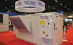 Petra Engineering Industries Co. displayed high-efficiency rooftop equipment at the AHR  Expo, featuring its 100 percent Make Up Outside Air Cooled Rooftop Units, which range 3-30 ton and are rated  up to 16 EER.